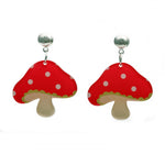 Vintage Mushroom Shaped Earrings