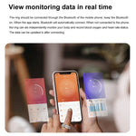 2024 Smart Ring Military Grade Titanium Steel Shell Health Monitoring IP68 & 3ATM Waterproof Multi-sport Modes For Android IOS