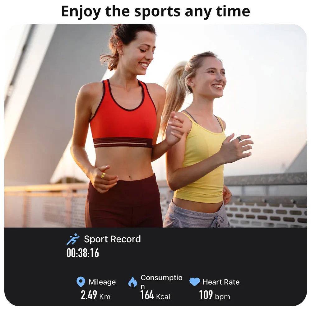 New R06 Men Women Health Monitor Smart Ring Multiple Sport Modes IP68 5ATM Waterproof Smartring Fitness Tracking Sport Ring 2024