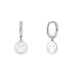  Gold Filled Hoop Drop Earrings Set for Women Ear Cuff Blue Zircon Enamel Dangle Earrings 2023 Fashion Jewelry Wholesale
