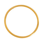 Simple Round Aperture Women's Stainless Steel Bracelet Girlfriend Gift Italian Bracelet Accessories Girl Gift Hot Sale