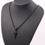 Retro Punk Arrow Pendant Necklace