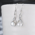 Fashion Women 100% 925 Sterling Silver Freshwater Pearl Jewelry Set Accessories Gift For Bride Wedding Party