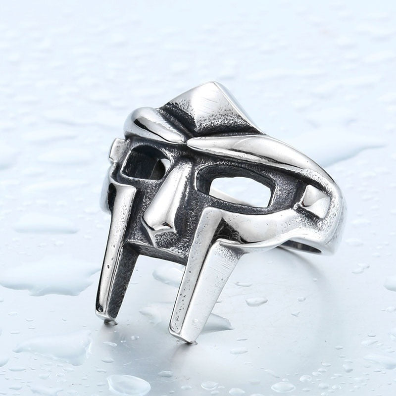 Goth Hip Hop Mask Ring