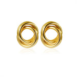 Golden Big Hoop Earrings