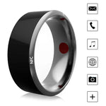 The Smart Ring is a fashionable accessory that combines NFC control, electronic Bluetooth capabilities, and solar power. It also functions as an IC rewritable analog access card and tag key, making it versatile for various applications. Additionally, it is IP68 waterproof, ensuring durability and protection against water damage.