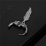 Hip Hop Goth Bangtan Boys Stud Earrings Fashion Leaf Cross Stainless Steel Pendant Earrings Jewelry for Men Women Jewelry