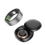 Smart Ring SR06 2024 New with Charging for Men Women Case Heart Rate Blood Oxygen Monitor IP68 & 5ATM Waterproof Sport