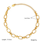Ins Style Stainless Steel Bracelet Jewelry Inlaid Cubic Zircon Bracelet Bangles for Women Waterproof Trendy Christmas Gift