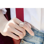 The exquisite elegance of our luxury natural stone ring collection. Crafted with genuine solid silver 925, our designer jewelry features a stunning rose quartz centerpiece. Elevate your style with our fine jewelry rings, perfect for women seeking a touch of sophistication and beauty.