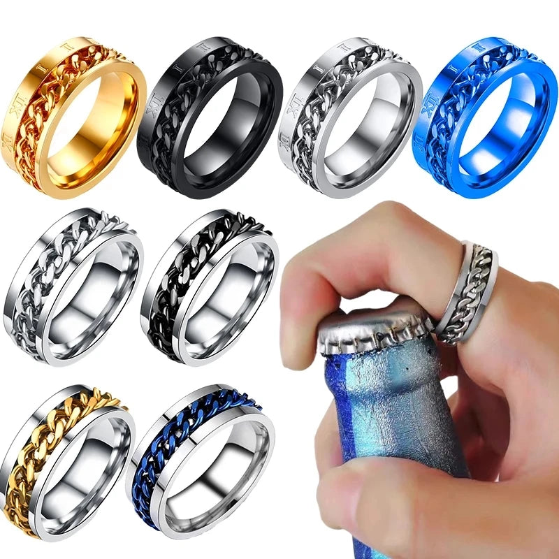 Stress-Free Spinner Ring