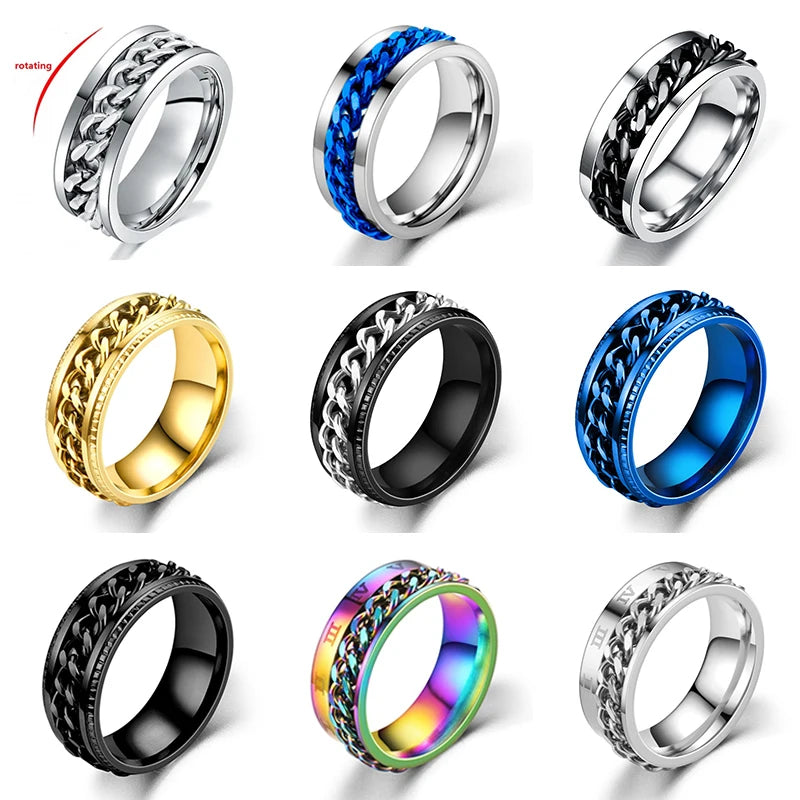Stress-Free Spinner Ring