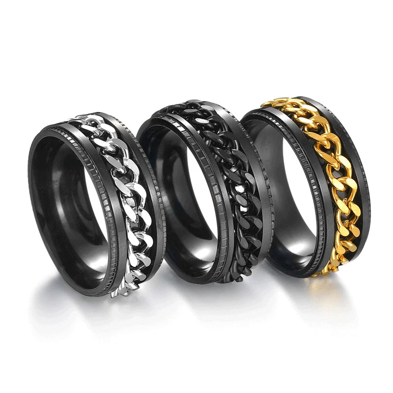 Stress-Free Spinner Ring