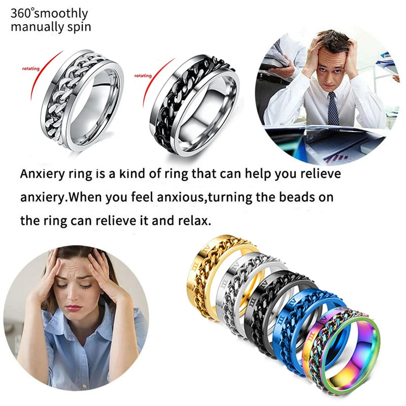 Stress-Free Spinner Ring