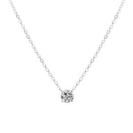 925 Sterling Silver AAA Zircon Necklace