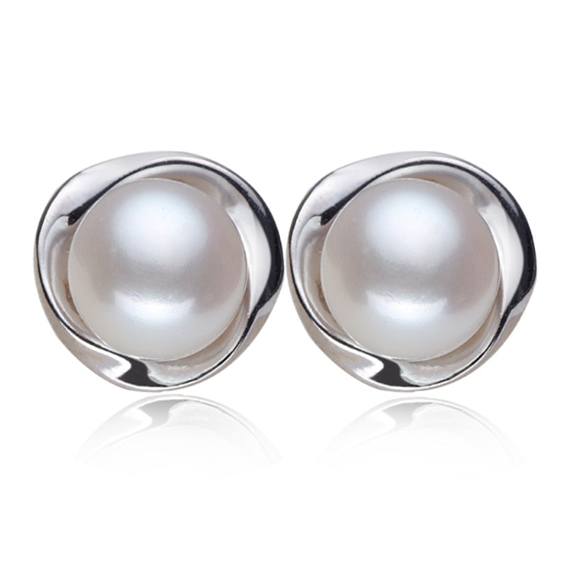 100% Genuine Natural Pearl Earrings