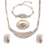 Gold Colour African Jewelry Set