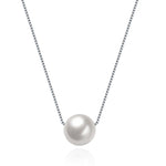 Natural Freshwater Pearl 925 Sterling Silver Necklace