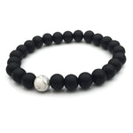 Handmade Black and White Beaded Bracelets