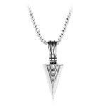 Retro Punk Arrow Pendant Necklace