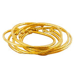 3MM/6pcs Etnic Gold Bangle