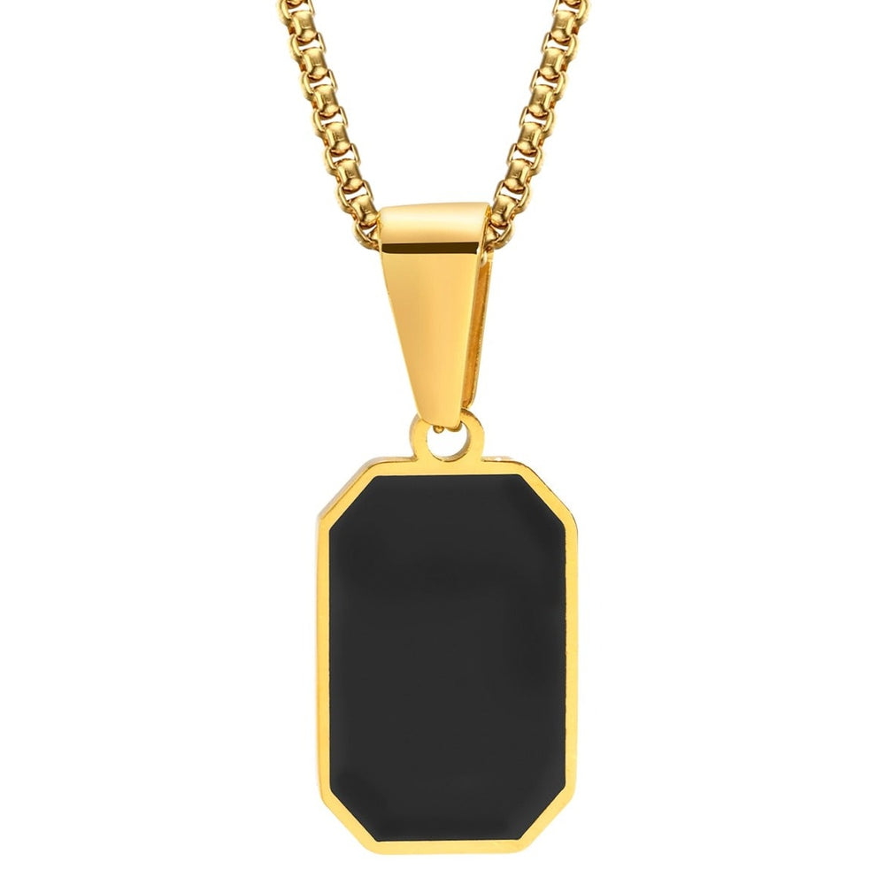 Geometric Square Necklace