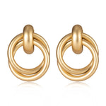 Golden Big Hoop Earrings